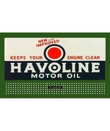 LIONEL STYLE BILLBOARD GLOSSY INSERT  HAVOLINE MOTOR OIL &amp; AMERICAN FLYER - $5.99