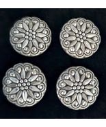 Magnetic Horse Show Number Pins Pewter Concho Set of 4 NEW - $24.99