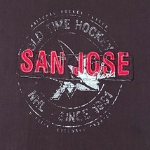 Old Time Hockey San Jose Sharks NHL XL T Tee Shirt Brown Retro Look - $24.74