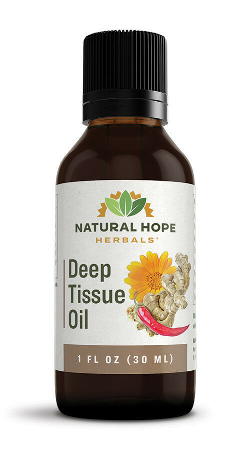 DEEP TISSUE OIL Natural Warming Herbal Massage for Sore Joints