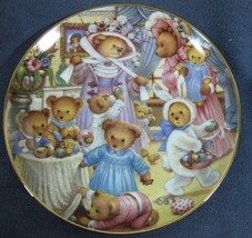 World Of Teddy Bears EGG-CITEMENT Carol Lawson Franklin Mint Collector P... - $21.97