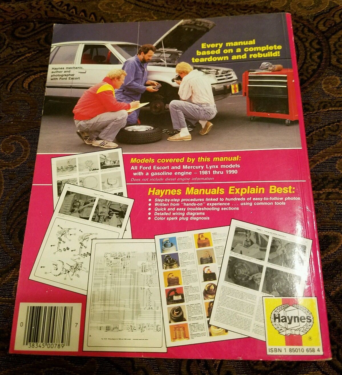 ... Ford Escort Mercury Lynx Automotive Repair Manual 1981-1990 Gasoline  Haynes ...