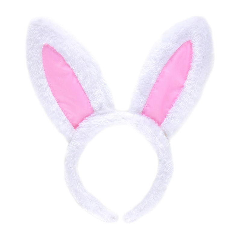 Fuzzy Bunny Ear easterHair Band costume Rabbit Ears Headband for kids ...