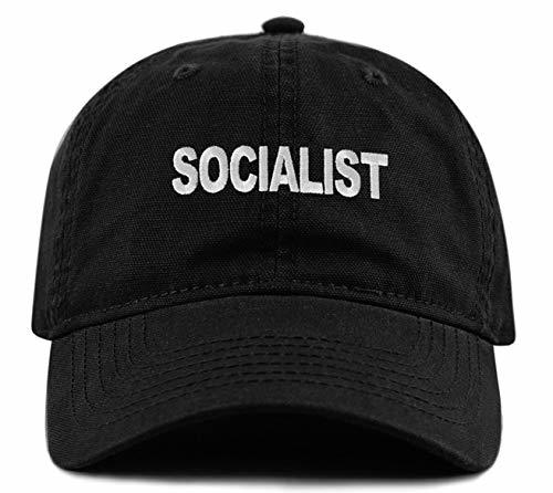 Socialist Hat - Adjustable Baseball Cap Black Strapback Dad Cap - Other ...