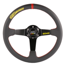 14inch MUGEN Genuine Leather Drifting Steering Wheel For Honda Racing Car - $89.99