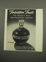1955 Forbidden Fruit Liqueur Ad - Forbidden fruit - $14.99