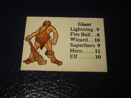 1980 TSR D&D: Dungeon Board Game Piece: Monster 5th Level - Giant - $1.00