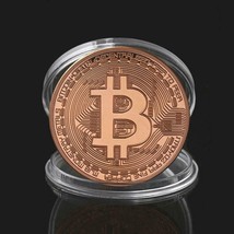 BitCoin - BTC - Crypto - CryptoCurrency - Physical Copper Plated Coin - ... - $6.49