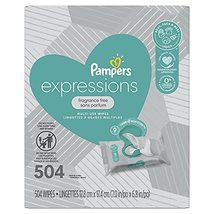 Pampers Baby Wipes Expressions Baby Diaper Wipes Hypoallergenic and 9X P... - $33.99