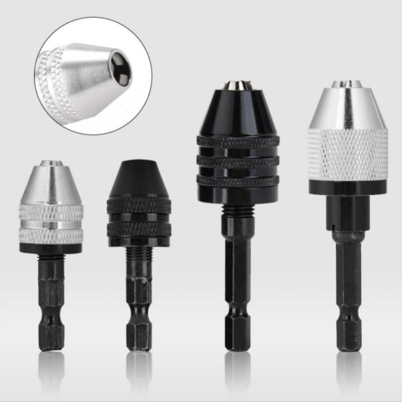 Drill Chuck Keyless Screwdriver Impact Driver Adaptor Electric Micro Motor Clamp Cell Phone