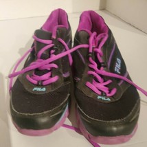 FILA Cool Max Walking Running Shoes Sneakers Purple/Black Size 10 no insole - $23.38