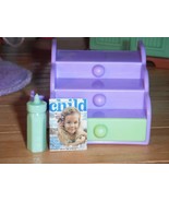 Barbie Kelly Baby Step &amp; Store Toddler Dolls Purple fits Fisher Price Do... - $5.93