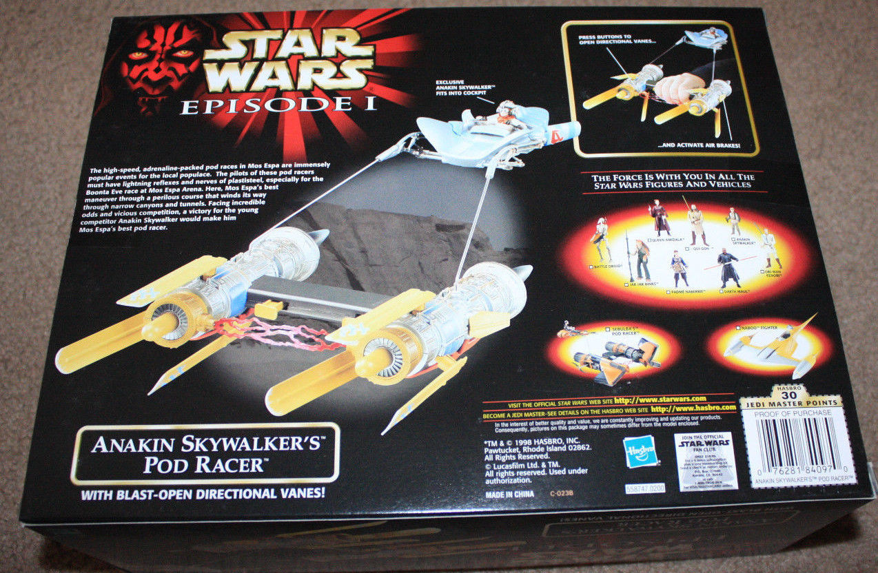 anakin skywalker pod racer toy