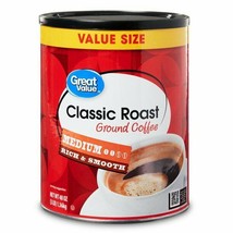 Great Value Classic Roast Coffee Medium Ground 48OZ - $15.04