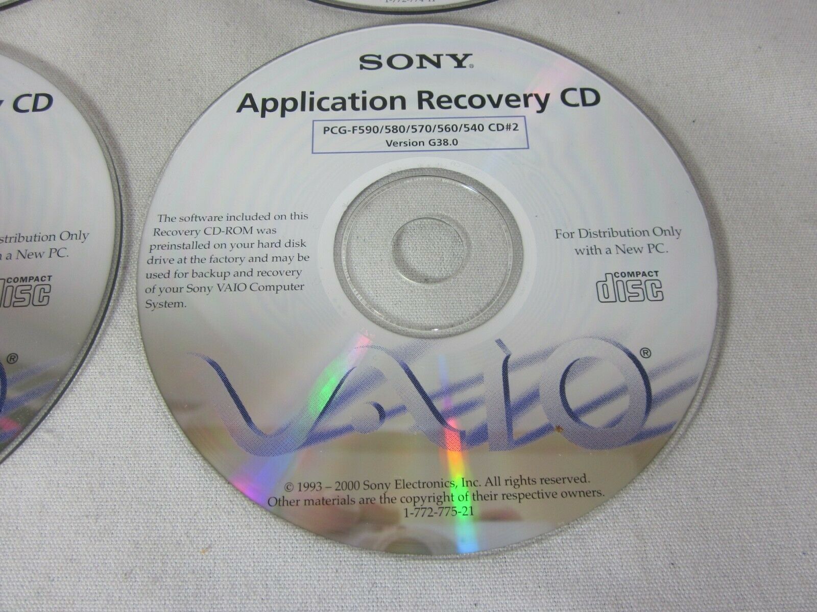 sony vaio recovery disk creator