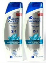 2 Head & Shoulders Instant Relief Peppermint Tea Tree 2in1 Shampoo Conditioner