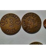 Hotel Brothel cat house brass tokens Lots - $8.00+