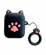 Black Cartoon Cat Claw Silicone Protective Case for Wireless Headphones ... - $17.39