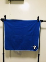Gymboree Panda Airplane Blue White Stripes Reversible Baby Blanket - $57.42