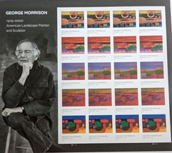 George Morrison USPS Forever Stamp Sheet 2022 - $19.95