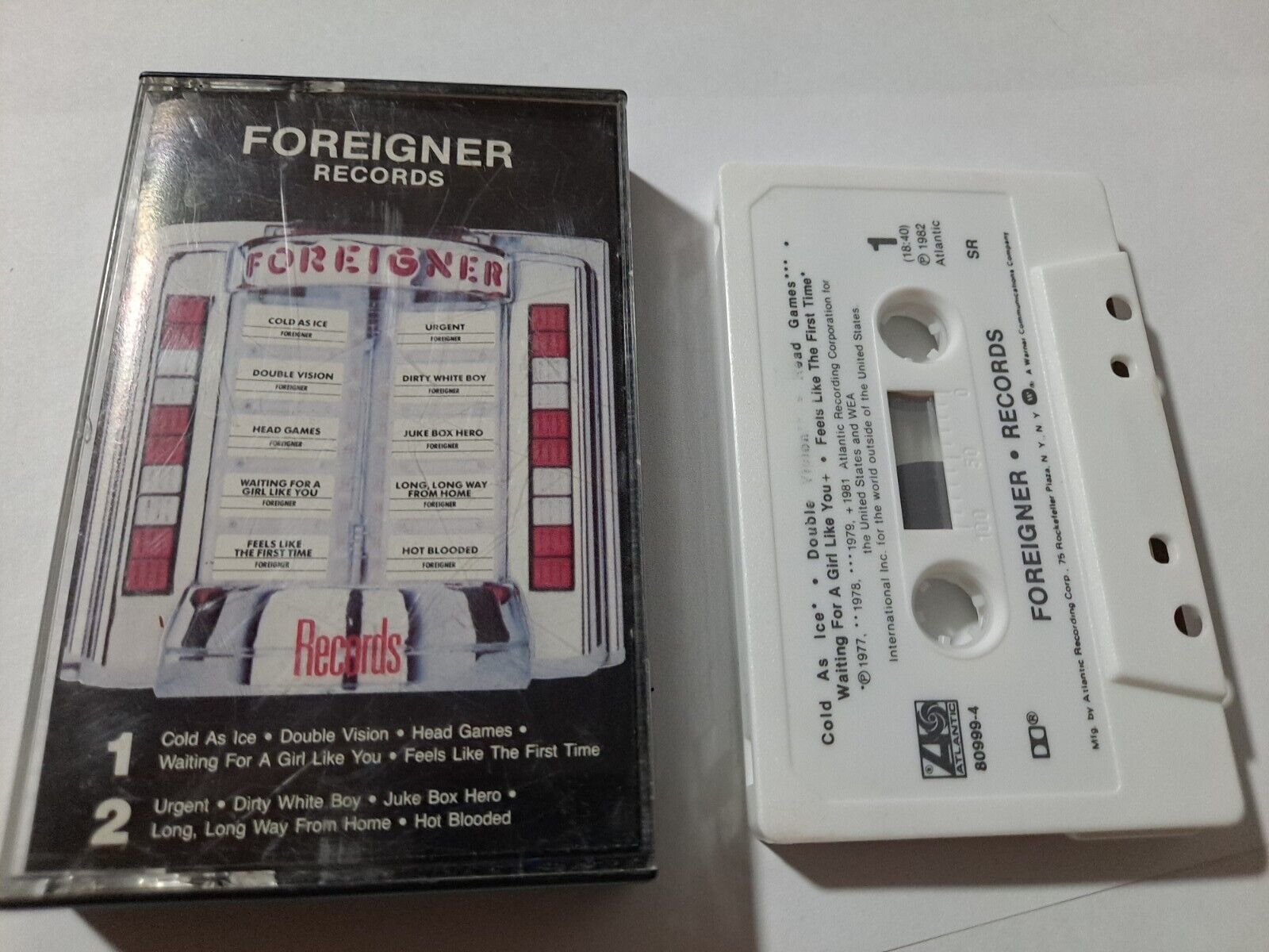 Foreigner Records Best Of Foreigners Greatest Hits Cassette TESTED