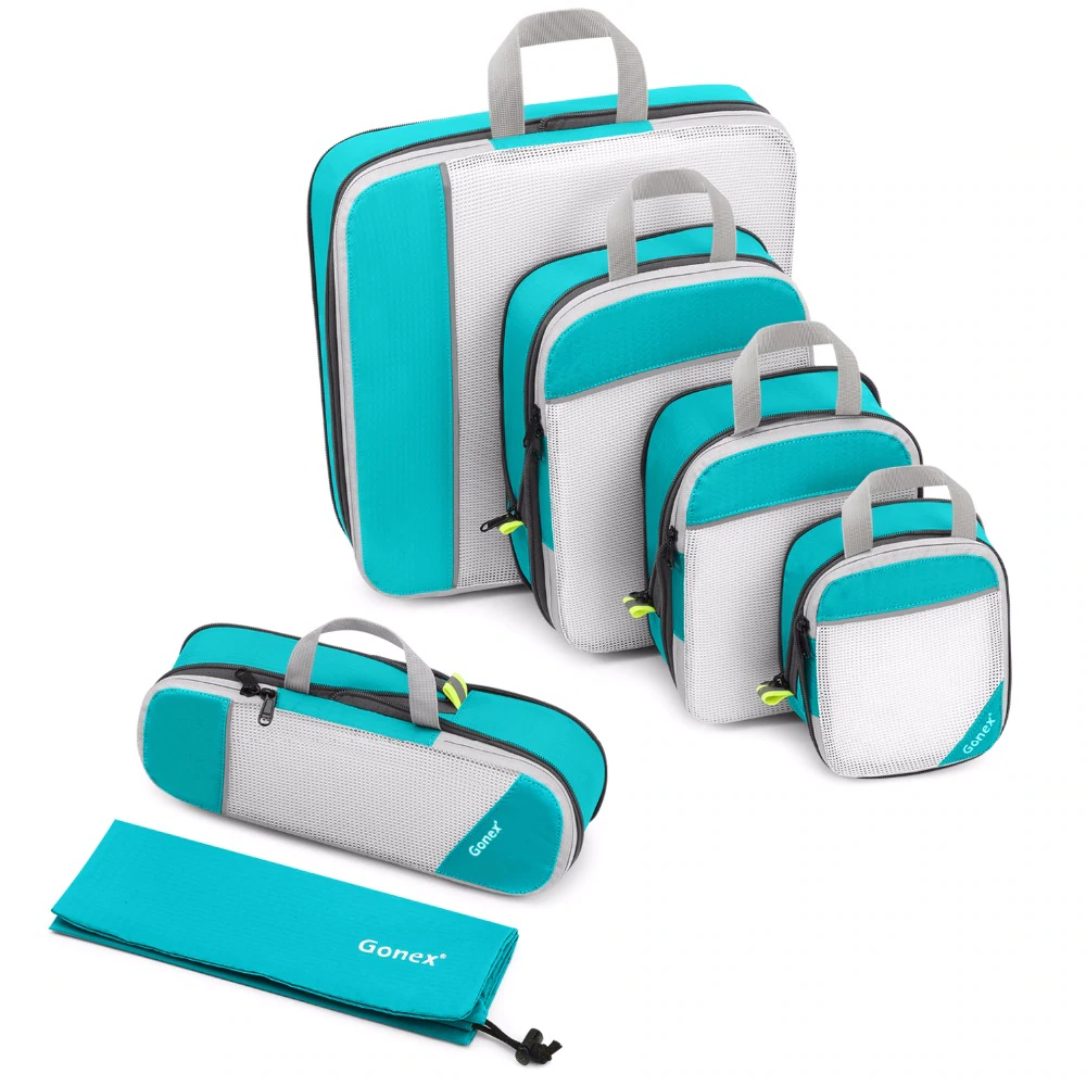 Gonex Travel Storage Bag 19inch Suitcase Luggage Organizer Set Hanging - Blue