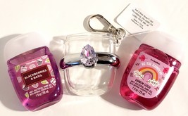 Bath and Body Works pocketbac holder - Diamond Ring + 2 hand sanitizer -... - $22.99