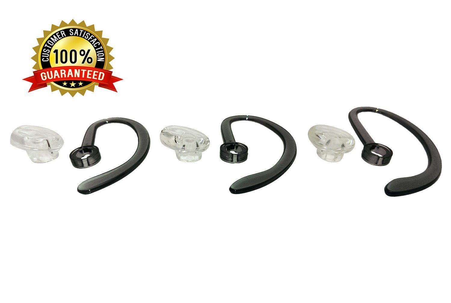 12pcs Round and Stabilizer Eartips for Plantronics Backbeat Go 2 CL-RD-STB