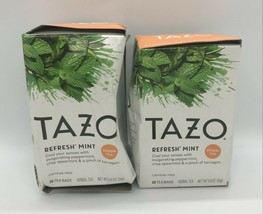 Tazo | Refresh Mint | Herbal Tea | 20 Tea Bags 0.8 OZ x 2 Boxes -- SEE P... - $14.95