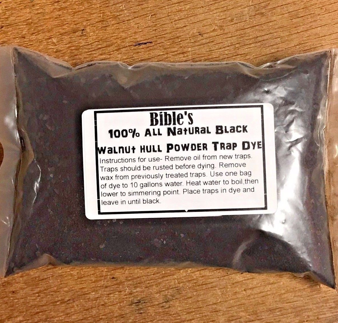 100 ALL Natural Black Walnut Hull Powder Trap Dye trap preparation New sale Hunting Accessories