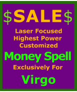 Billionaire Prosperity Wealth Spell Customized Magick 4 Virgo Money Luxury - $129.50