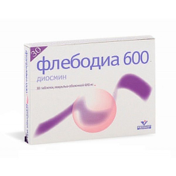 Phlebodia Venous insufficiency;30 tabs haemorrhoids, lower limb chronic venous Other