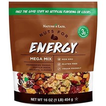 Nature&#39;s Eats Nuts for Energy Mega Trail Mix, Oz Assorted 16 Ounce - $19.37