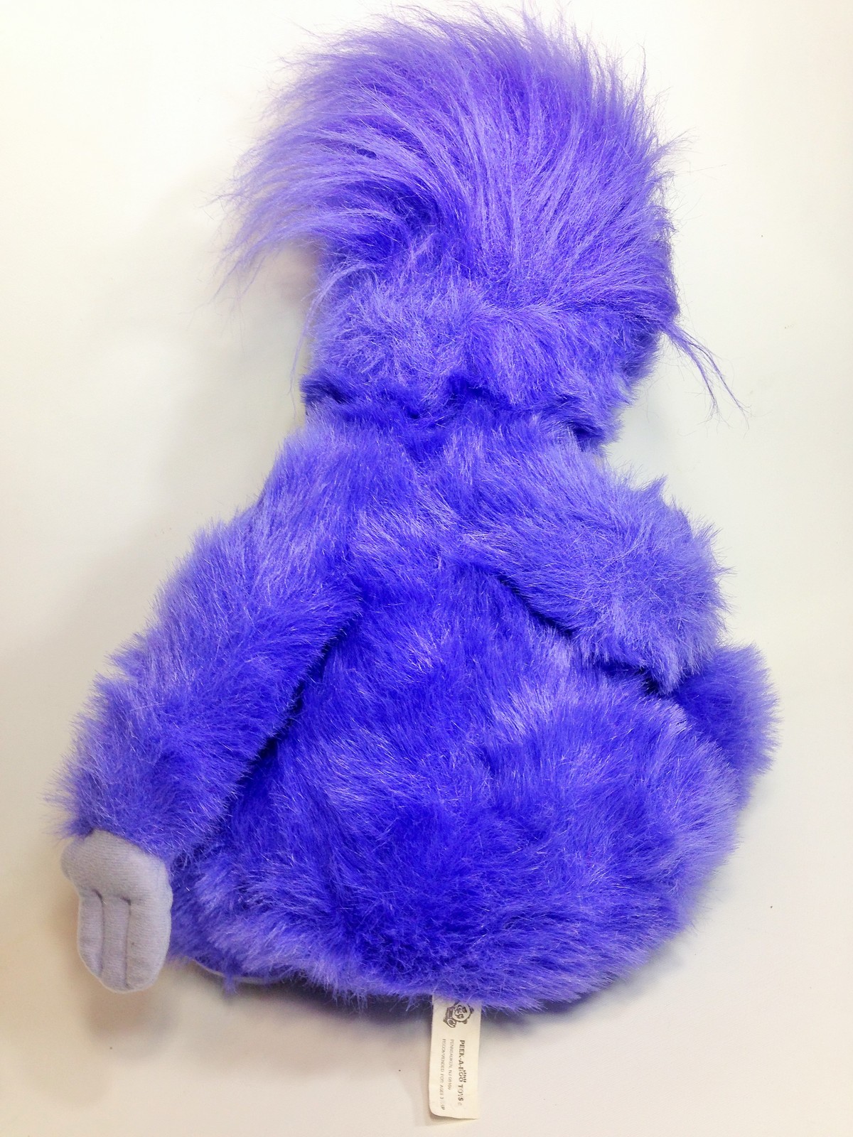 stuffed purple gorilla