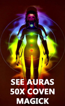 50X COVEN CAST ASSISTS YOU TO BE ABLE TO SEE AURAS EXTREME Magick Cassia4 - $49.77