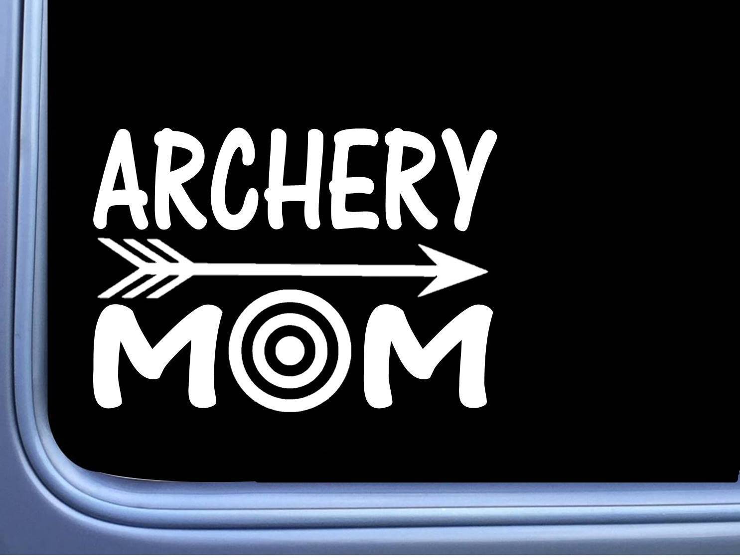 Archery Mom L752 6 inch Sticker arrow target bow Decal Decals