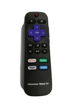 New Original Hisense HU-RCRUS-21G Roku Remote Control Netflix Hulu Roku ... - $17.30
