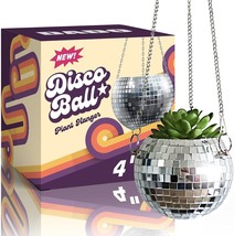Dado 4" Disco Ball Planter - Disco Planter For Indoor Plants- Disco Ball Plant - $44.94
