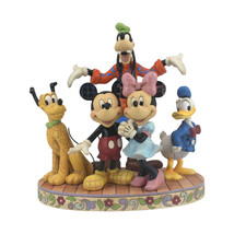 Disney Jim Shore Mickey Mouse Figurine Goofy Pluto Donald Duck Minnie 10.8" High image 2