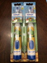 2X Super Mario Kid’s Spinbrush Electric Battery Toothbrush, Soft,  YOSHI - $14.01