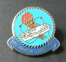 Navy Uss Franklin D Roosevelt Carrier Logo Lapel Pin 1 Inch - $5.53