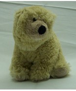 Ty Beanie Baby SOFT PARKA THE TAN BEAR 6&quot; Bean Bag Stuffed Animal Toy 2006 - $14.85