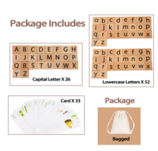 Educational Toys Alphabet Matching Letter Blocks Wooden HDS0851 - $21.88