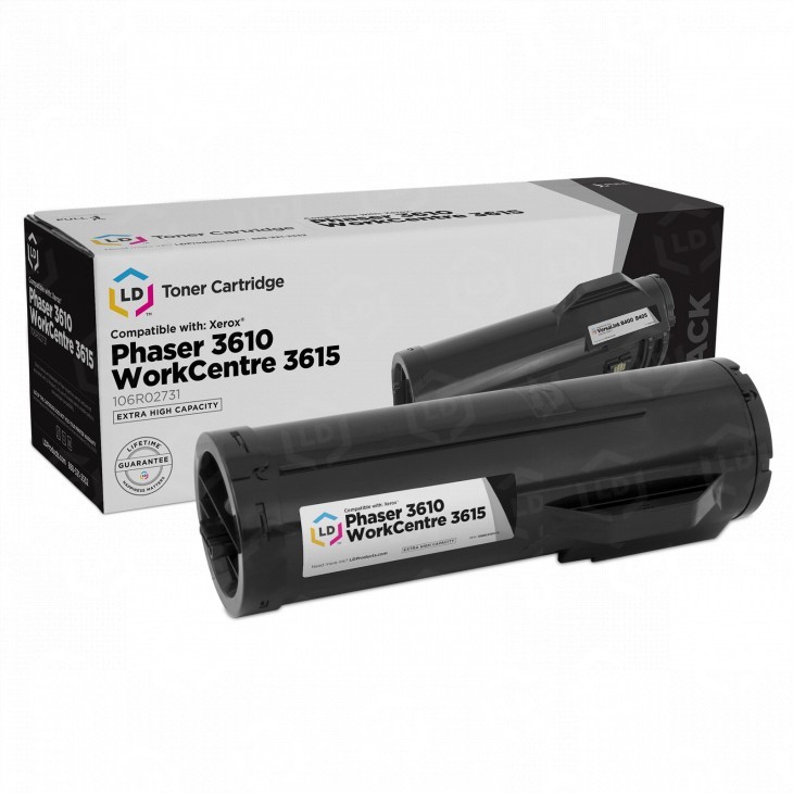 Compatible Xerox Phaser 3610, WorkCentre 3615 Black Extra High-Capacity ...