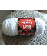 Red Heart super saver yarn 1 skein 6 oz 311 white color (1 available) - $3.91