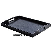 NauticalMart Wooden Tray With Handle Serving Tray /Decorative Trays/Wooden servi