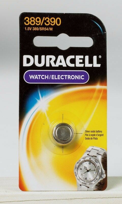 Duracell 389/390 Button Coin Battery Silver Oxide ~ Watch Electronic Calculator