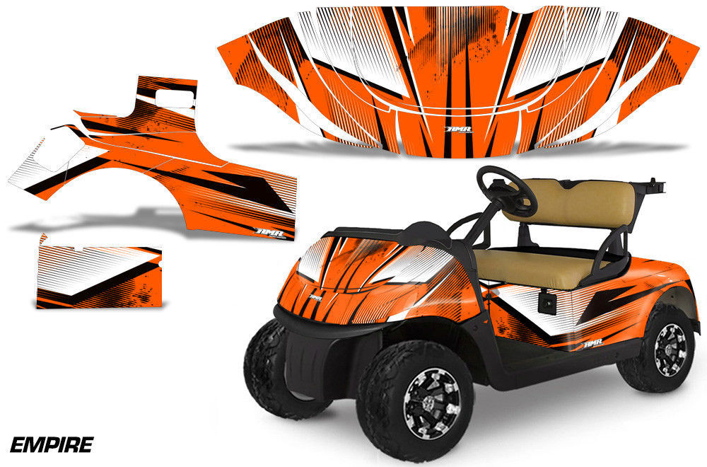 EZGo RXV Golf Cart Graphics Kit Sticker Wrap EZGO Decals 2015+ EMPIRE