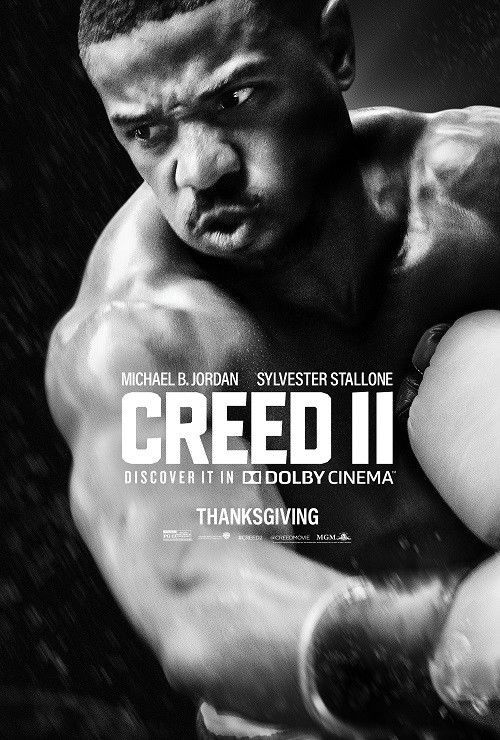 Creed II 2 Movie Poster Rocky Balboa Michael B. Jordan Film Print 24x36 27x40