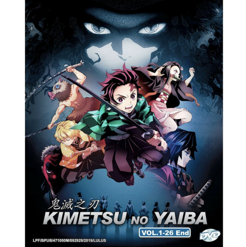 Anime DVD Demon Slayer : Kimetsu No Yaiba Vol.1-26 End English Subtitle EXPRESS